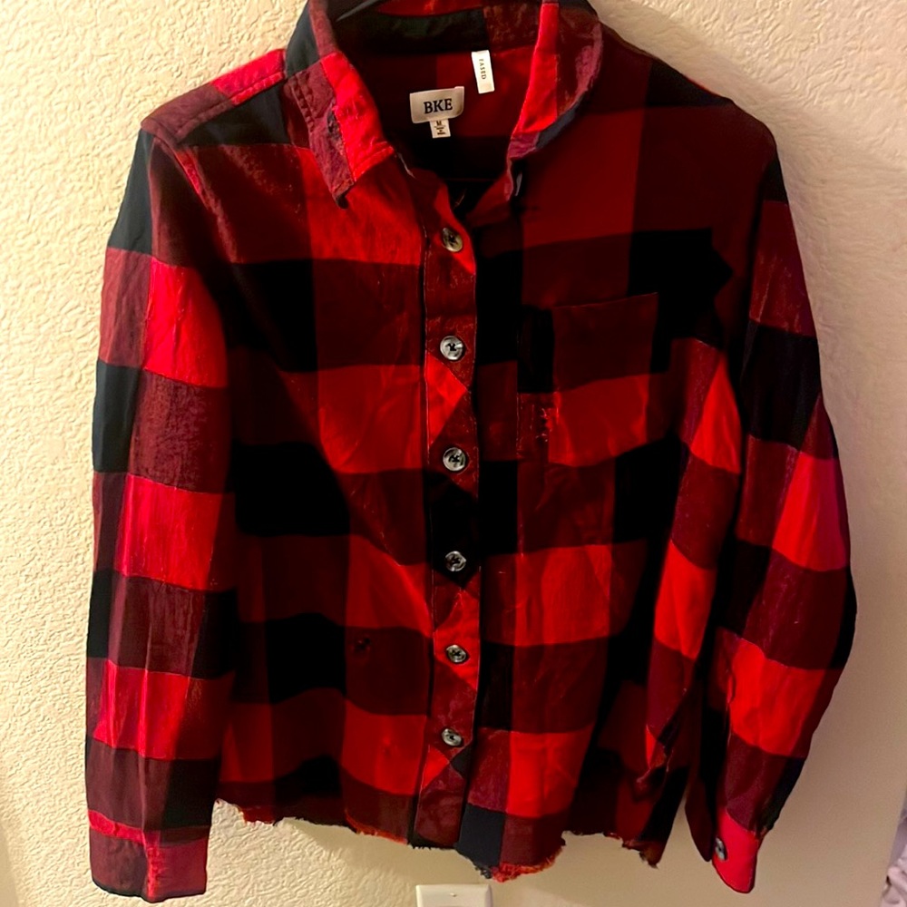 NWT red and black flannel